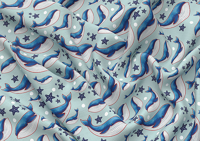 Whaley Great, Big Splash Regatta - Twist&Fit Roman Blind - Image 4